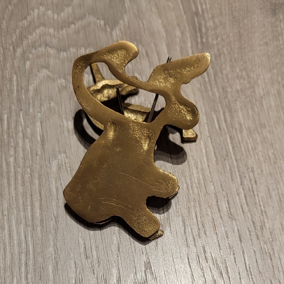 Vintage Brass Unicorn Clip - Picture 9 of 11